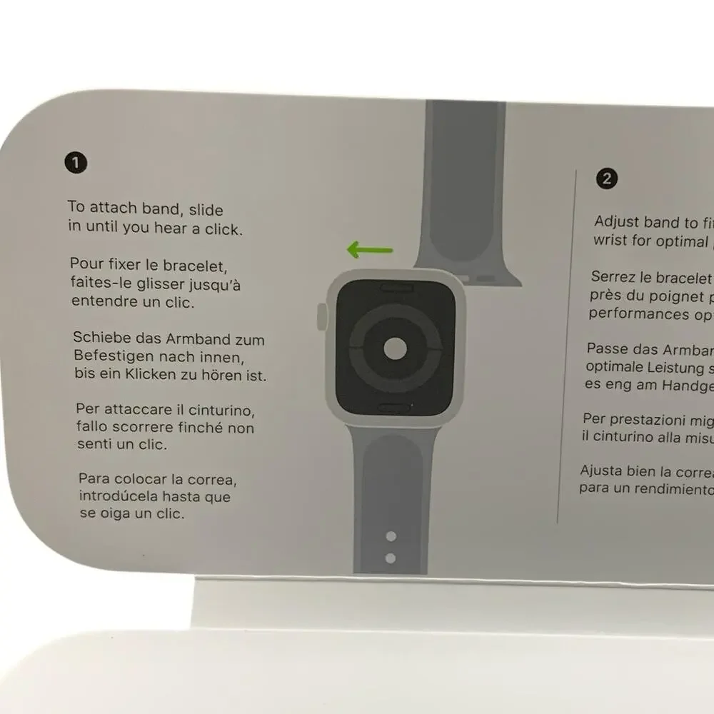 Apple Watch Band White Sport Band Works with any Apple iWatch NEW